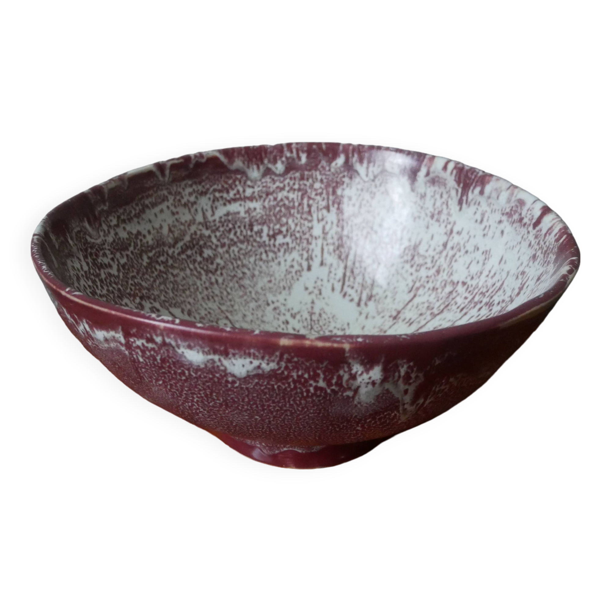 Handmade ceramic salad bowl, handcrafted pottery, handmade object