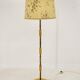 Czechoslovakia mid-century floor lamp in alabaster and brass, 1950s