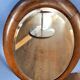 Art Deco beveled walnut mirror