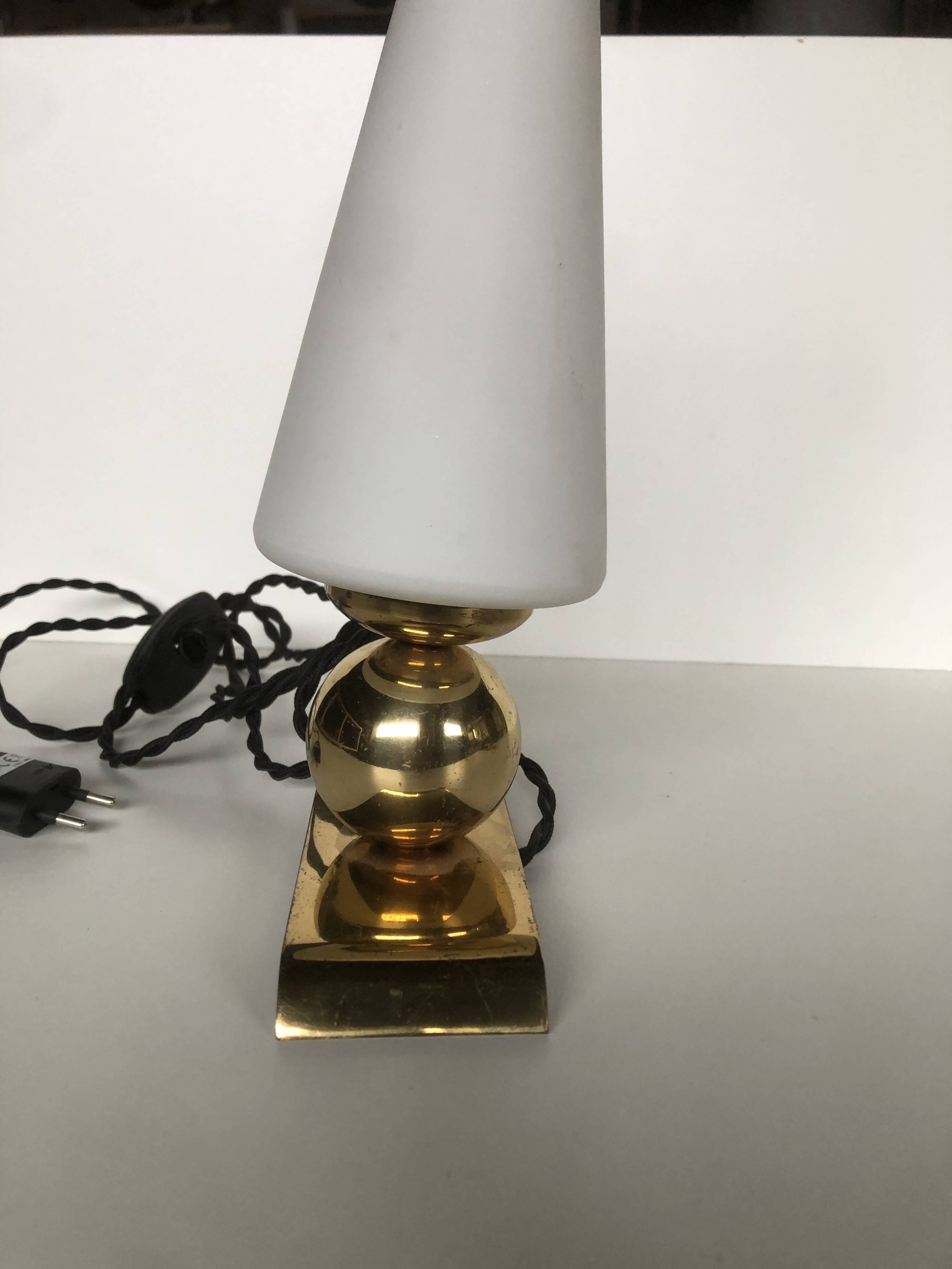 Vintage gold lamp