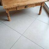 Raw wood coffee table in a country style