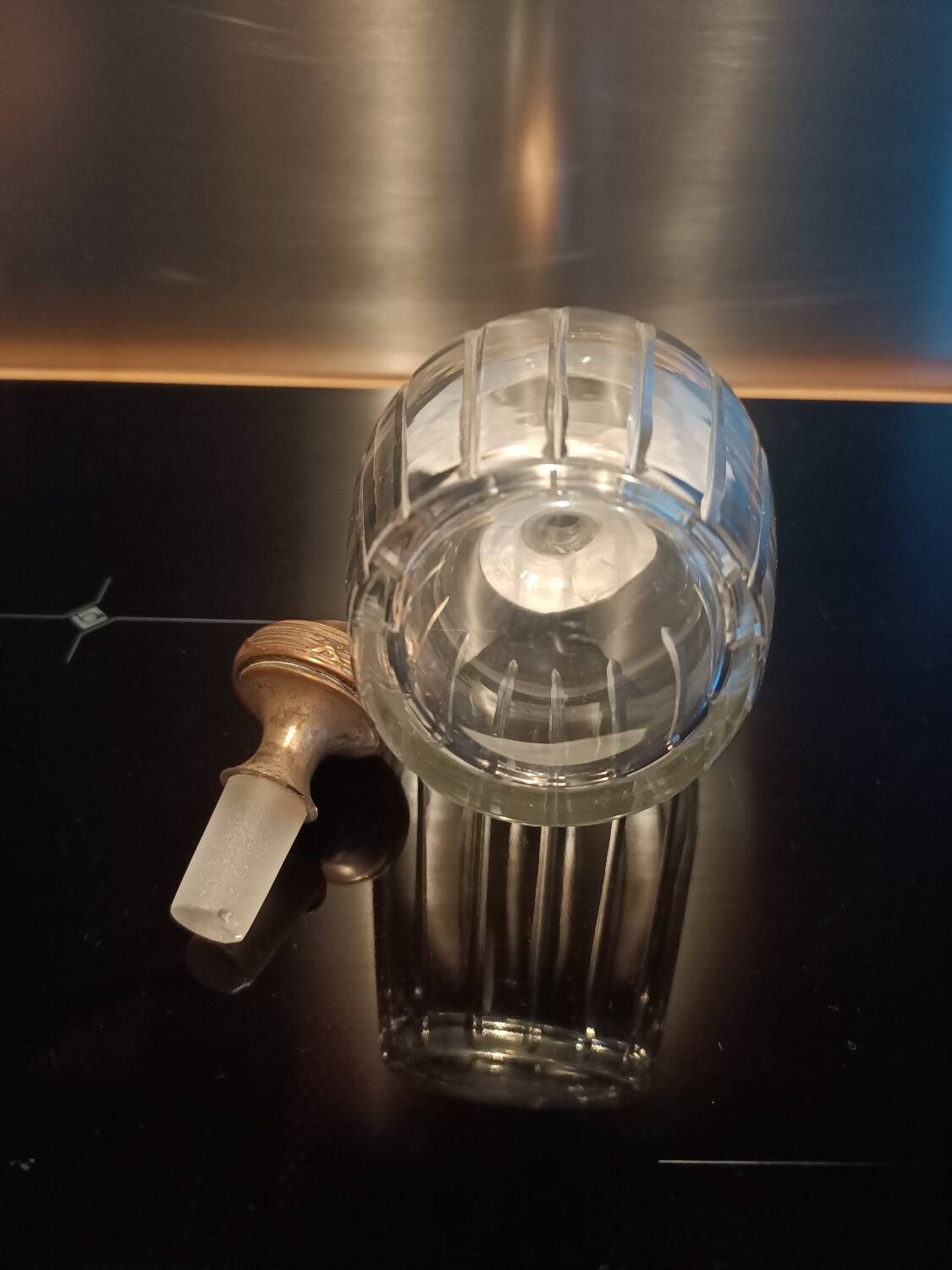 Early 20th century crystal carafe