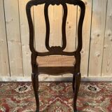 Suite de 6 chaises cannées de style Vénitiennes - Louis XV