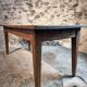 Antique French oak dining table – circa 1900 – farmhouse table with drawer
