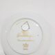Alladyn plate no. VI, cobalt gold porcelain, design by B. Wiinblad, Germany, 1980s