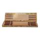 Set of 6 vintage skewers in stainless steel and wood in their box