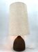 Large 1960s Ceramic Table lamp or floor lamp With Original Fabric Shade Fro