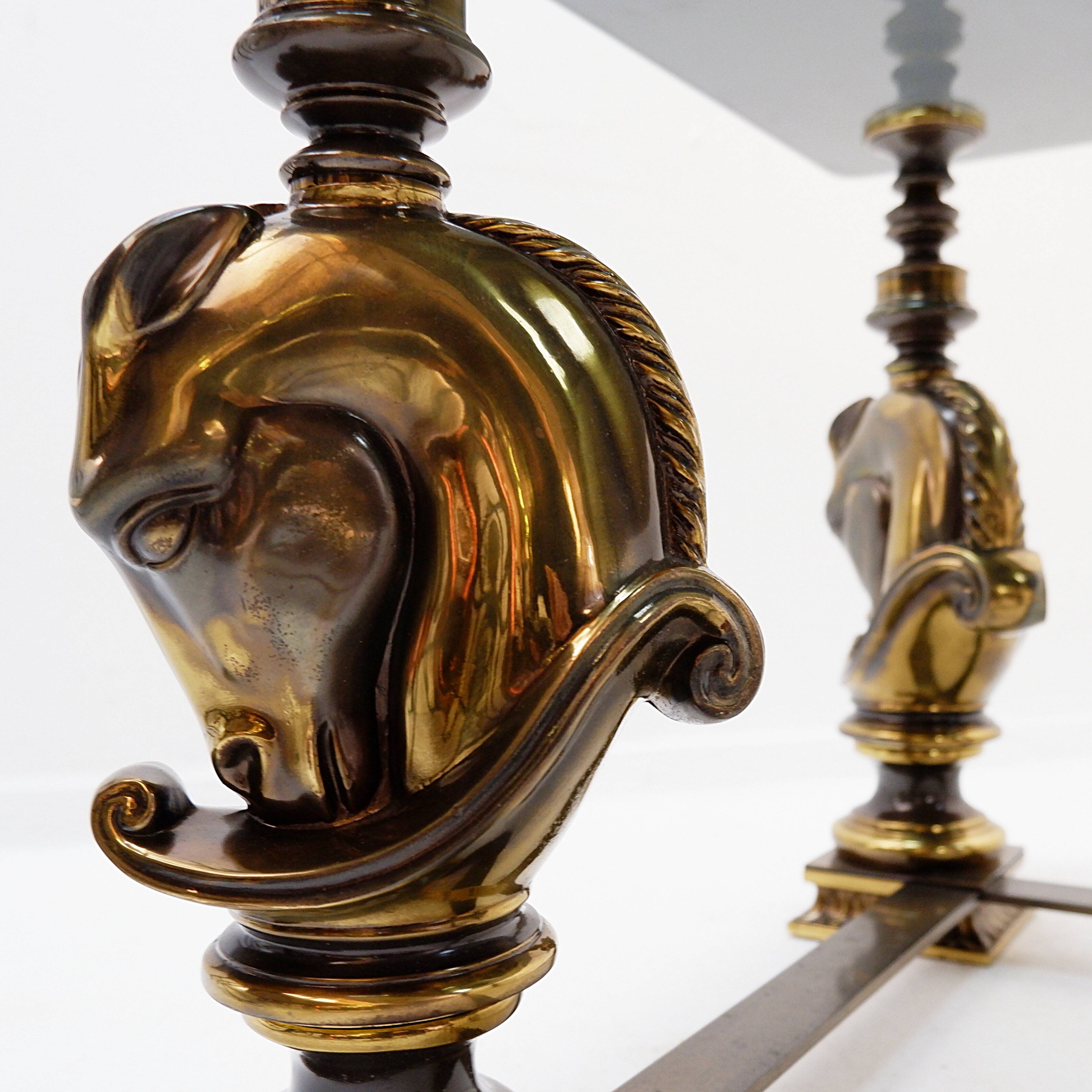 Table basse cheval dans le style de Maison Charles - 1970s