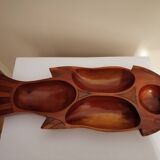 Exotic wood aperitif tray