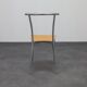 4x Postmodern Dining Chair Chrome & Plywood Segis, 90s