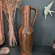 Large handcrafted glazed stoneware jug