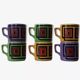 6 tasses 1960 1970