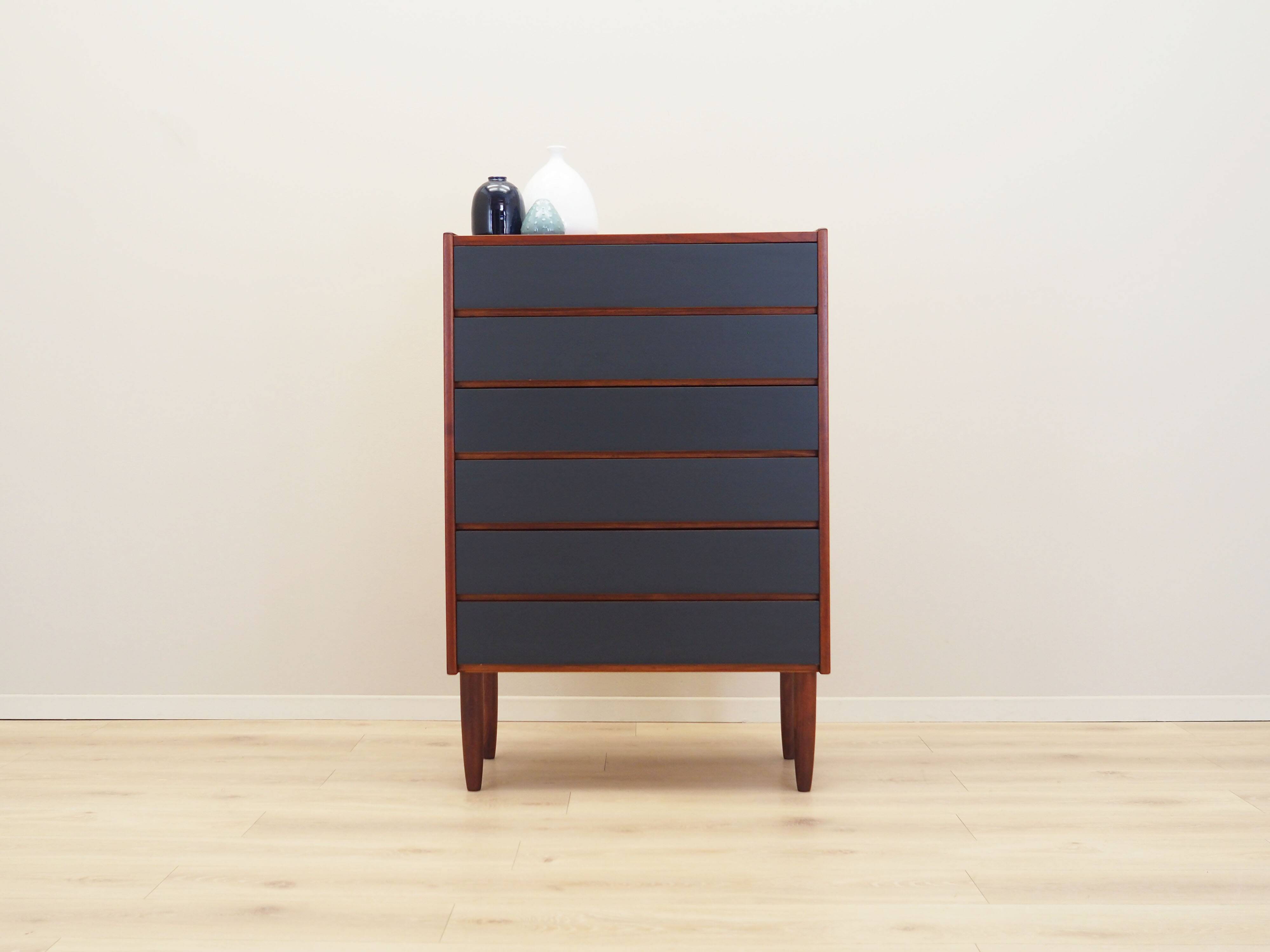 Teak chest of drawers, Danish design, 1970s, production: Denmark