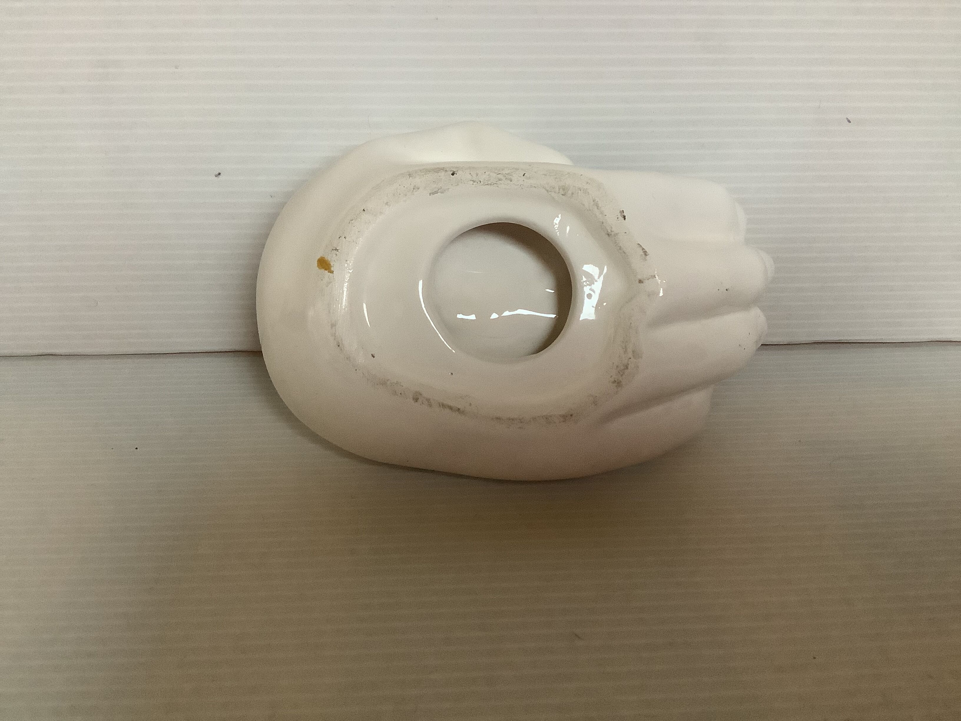 White hand trinket bowl