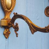 Vintage Rams Head French Bronze Wall Sconces Wall Lights C1930s Pair