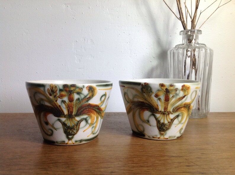 Set of 2 ceramic cups Keraluc Quimper