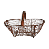 Panier grillagé de jardin ou panier à bûches