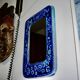 Vintage ceramic mirror from vegvari hungary 1970