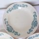 3 vintage deep plates from Longchamp model Lutèce 220523