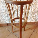 Tripod in curved wood sewing basket 60/70