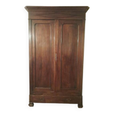 Armoire ancienne de style Louis Philippe en noyer