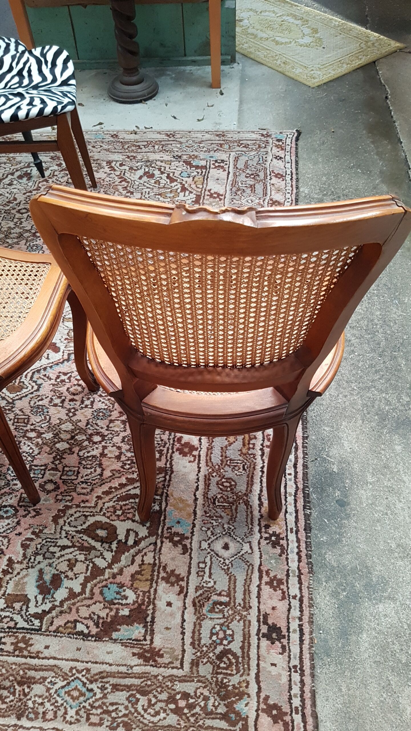 Pair of canne chairs
