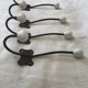 Lot of 4 old ceramic pads