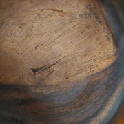 Vintage wooden fruit bowl