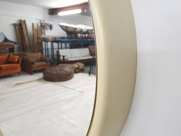 Miroir rond en polyester des années 1960, Pays-Bas