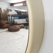 Miroir rond en polyester des années 1960, Pays-Bas