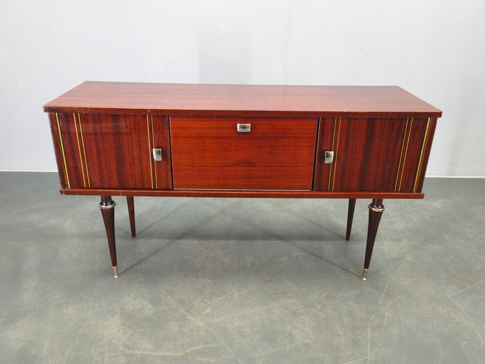 Italian Mid Century High Gloss Sideboard, 1950s