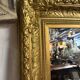 Miroir en bois sculpté
