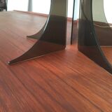 Mid-century Danish plastic table lamp by Flemming Brylle & Preben Jacobsen