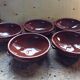 5 plates hollow or glazed earthenware dishes