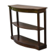 Console cintrée en placage de palissandre