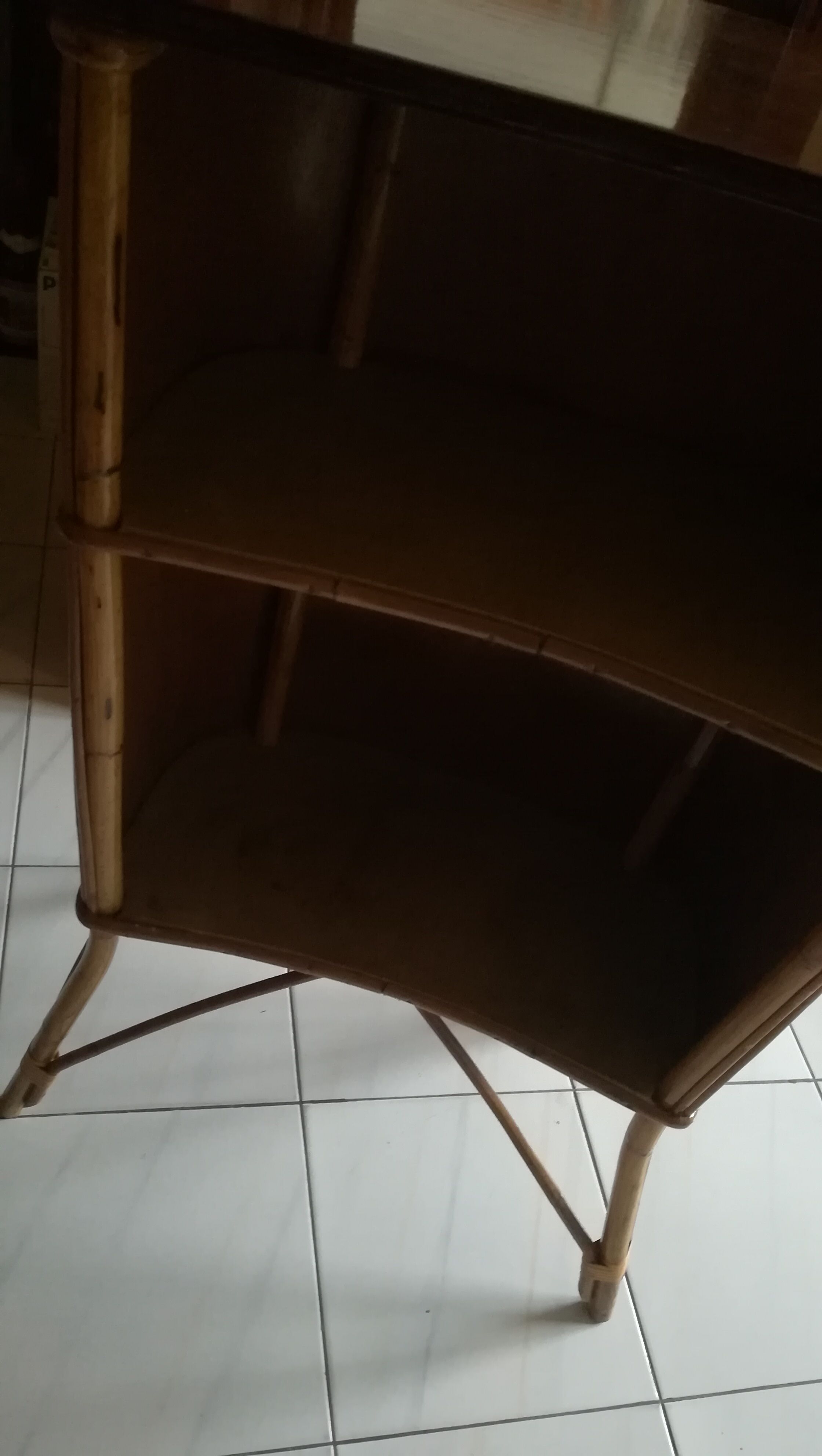 Vintage wicker bar 1960