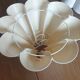 Two romantic ivory lampshades