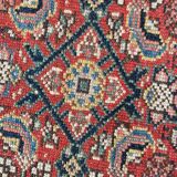 Tapis ancien persan kurde Malayer en longueur 200x490 cm