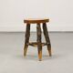 Old Wabi Sabi Beechwood stool / side table