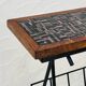 Vintage ceramic magazine table