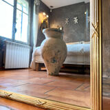 Antique mirror with a Louis XVI pediment