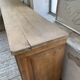 Oak sideboard with glass doors