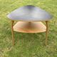 Steiner bow wood tripod coffee table