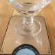 5 coupes à champagne en verre taillé