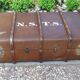 Trunk chest travel russian old