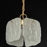 1 of 3 Small Murano glass pendant by Kalmar, Germany, 1960s