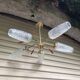 Vintage 5-light chandelier, 50's