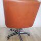 Vintage armchair in brown leather