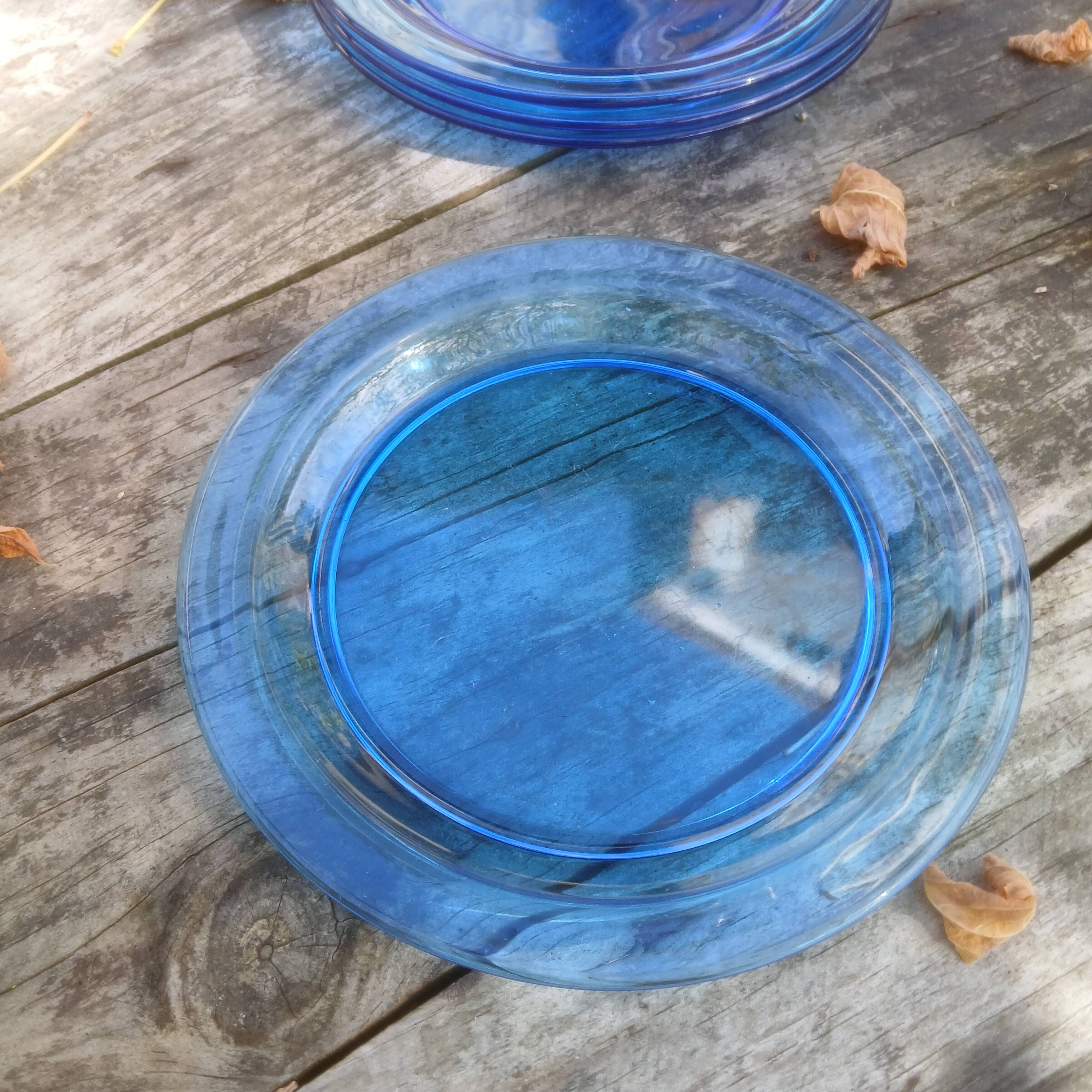 5 assiettes à dessert Véreco vintage