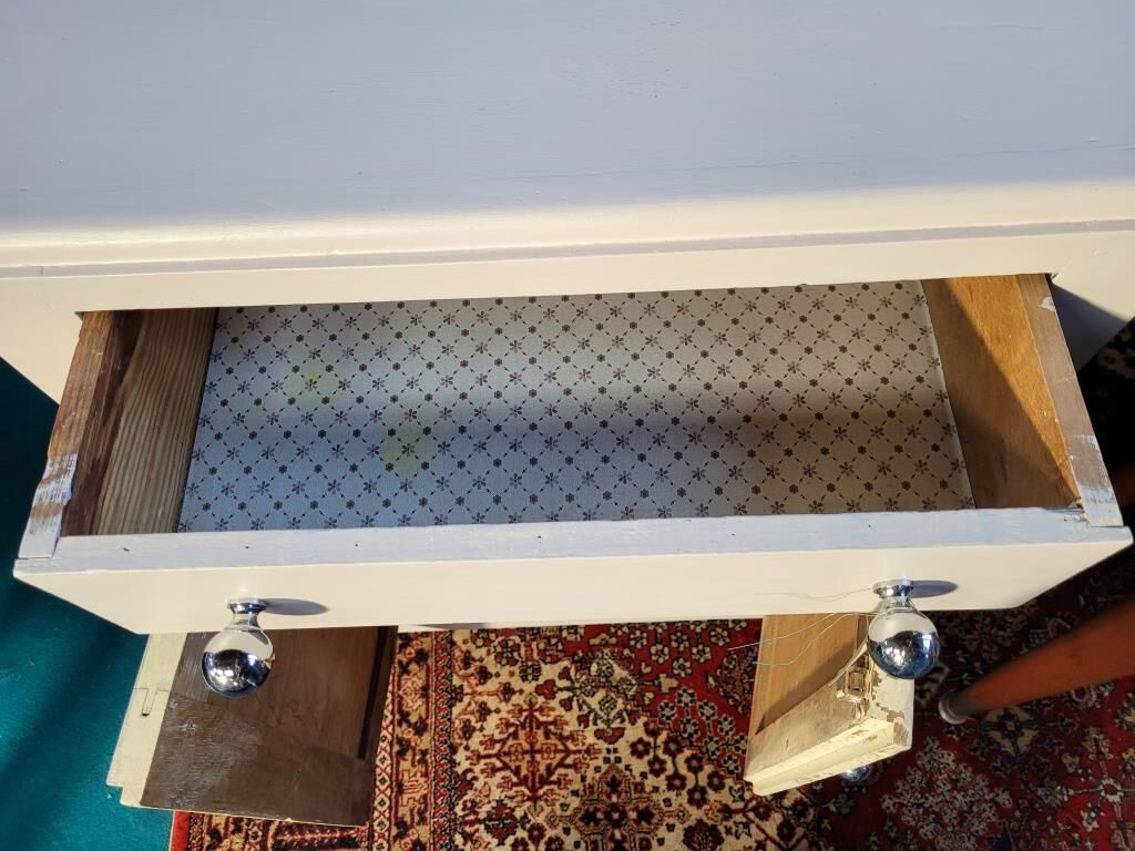 Parisian buffet, 50s, painted in gray